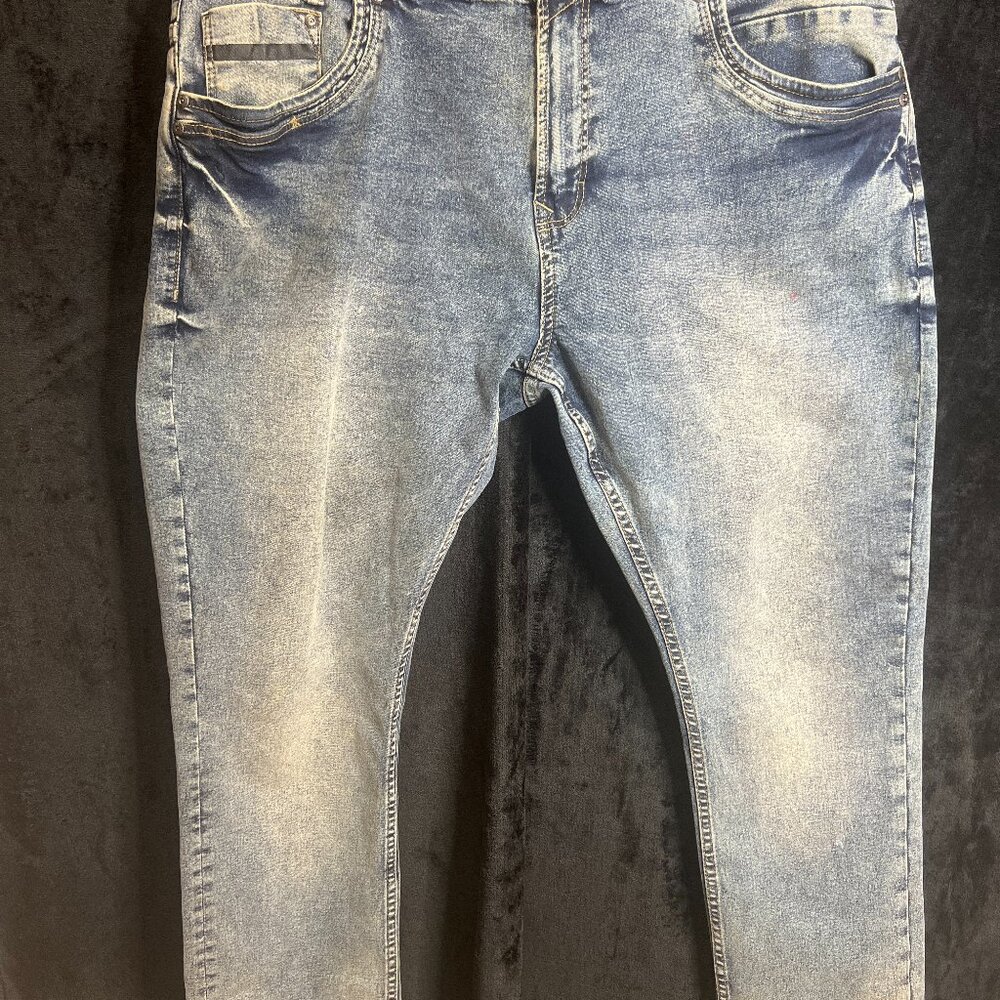 Coutura Skinny Jeans Size 38 Blue Distressed Wash – Small Stain